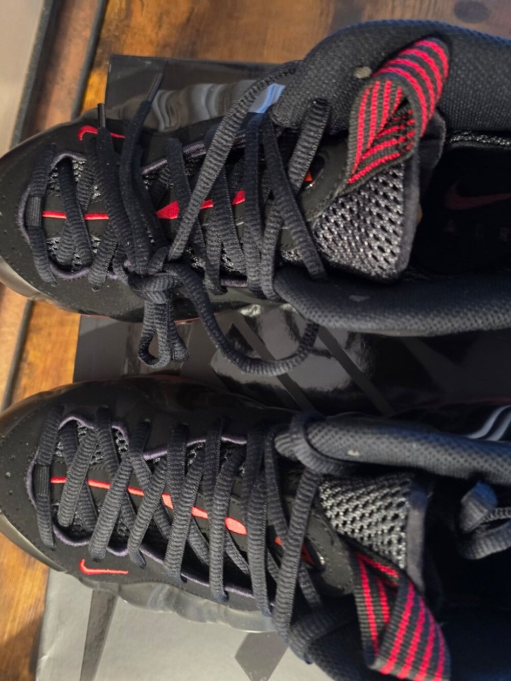 Nike Air Foamposite One Shoes Black Varsity Red IB2219-001 Men's Size 10 US NEW - Picture 8 of 15